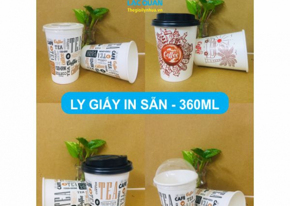 LY GIẤY 360ML IN SẴN 
